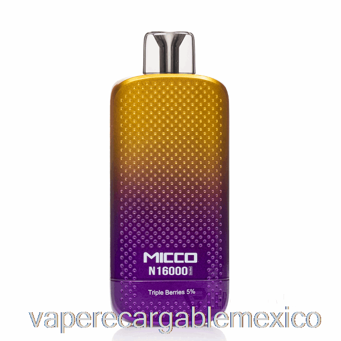 Vape Recargable Horizontech Micco N16000 Desechable Triple Bayas